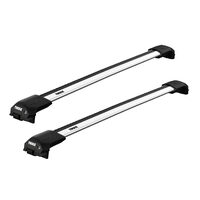 Bare transversale Thule Evo Raised Rail WingBar Edge pentru VOLKSWAGEN Golf Alltrack 5 usi Hatchback, model 2015 - 2017, Sistem cu prindere pe bare longitudinale