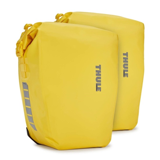 Set de 2 Genti pentru bicicleta, Thule, Shield Pannier, 25L, Galben