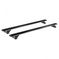 Bare transversale din aluminiu CRUZ Airo FIX Dark 118, 925-713, pentru Kia EV5 5d (I/OV - integrated railing) (2025 ->prezent), Sistem cu prindere pe bare longitudinale integrate