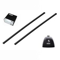 Bare transversale Thule Rapid System Squarebar pentru Chevrolet Prisma 4 usi Sedan, model 2011 - 2013, Sistem cu prindere in puncte fixe