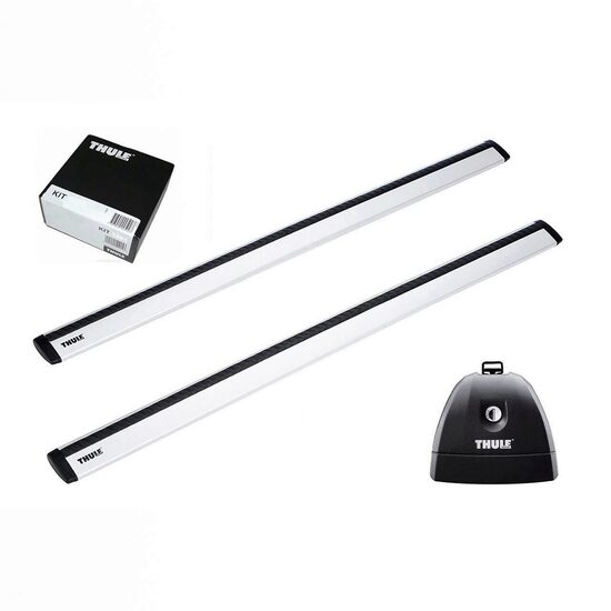 Bare transversale Thule Rapid System Wingbar Evo pentru Ford Escort Express 3 usi Van, model 1991 - 2002, Sistem cu prindere in puncte fixe