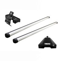 Bare transversale Thule Evo Clamp Profesional pentru Kia EV9 5 usi SUV, model 2024 - prezent, Sistem cu prindere pe plafon normal