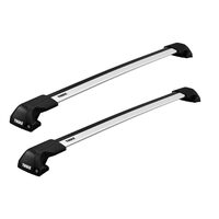 Bare transversale Thule Evo Flush Rail WingBar Edge pentru Nissan Kicks 5 usi CUV, model 2025 - prezent, Sistem cu prindere pe bare longitudinale integrate