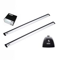 Bare transversale Thule Rapid System Wingbar Evo pentru Vauxhall Corsa 3 usi Hatchback, model 2000 - 2006, Sistem cu prindere in puncte fixe