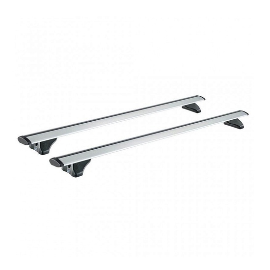 Bare transversale din aluminiu CRUZ Airo FIX 118, 925-703, pentru Chery Tiggo 4 5d (integrated railing) (2025 -> prezent), Sistem cu prindere pe bare longitudinale integrate