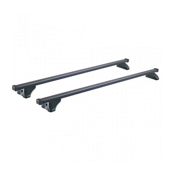 Bare transversale din otel CRUZ Oplus S-FIX 120, 921-380, pentru Chery Tiggo 4 5d (integrated railing) (2025 -> prezent), Sistem cu prindere pe bare longitudinale integrate