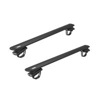 Bare transversale Thule Evo 7108 Raised Rail Wingbar Evo Black pentru CITROEN C5 Aircross 5 usi SUV, model 2018 - 2025, Sistem cu prindere pe bare longitudinale