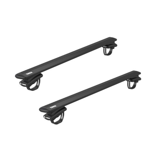 Bare transversale Thule Evo 7108 Raised Rail Wingbar Evo Black pentru CUPRA Formentor 5 usi SUV, model 2021 - prezent, Sistem cu prindere pe bare longitudinale