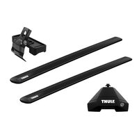 Bare transversale Thule Evo Clamp Wingbar Evo Black pentru TOYOTA Etios, 5 usi Hatchback, model 2012 - prezent, Sistem cu prindere pe plafon normal