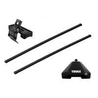 Bare transversale Thule Evo Clamp Squarebar 135 pentru TOYOTA Etios, 5 usi Hatchback, model 2012 - prezent, Sistem cu prindere pe plafon normal