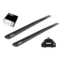 Bare transversale Thule Evo Fixpoint Wingbar Evo Black pentru VW Multivan, 4 usi MPV, (T7) model 2022 - prezent, Sistem cu prindere in puncte fixe
