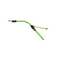 Accesoriu pentru atasarea bicicletei copilului in spatele bicicletei adultului Peruzzo Trail Angel, Verde