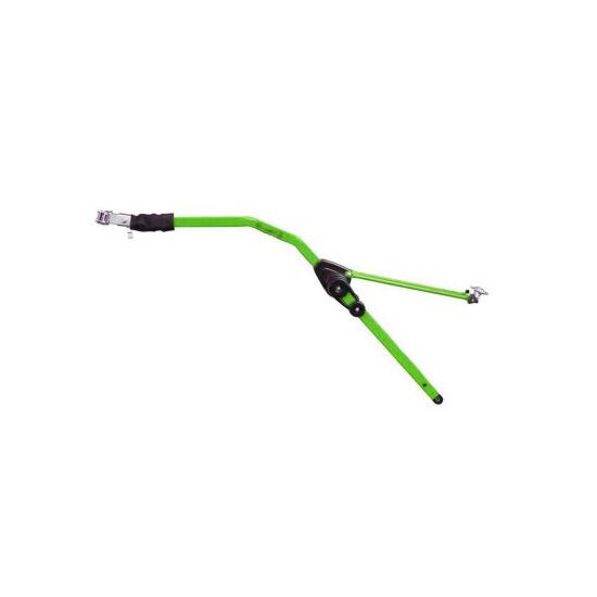 Accesoriu pentru atasarea bicicletei copilului in spatele bicicletei adultului Peruzzo Trail Angel, Verde