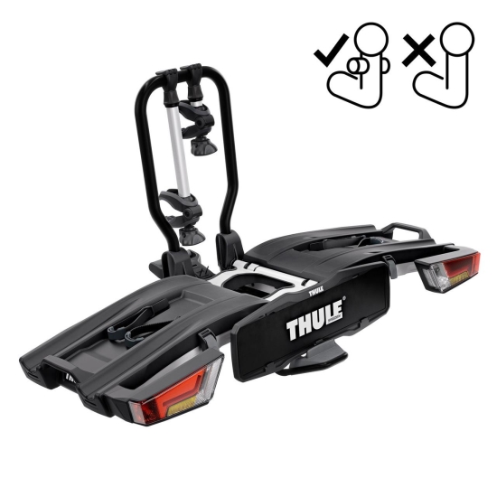 Suport 2 biciclete Thule EasyFold XTF 2 cu prindere pe carligul de remorcare (13pini)