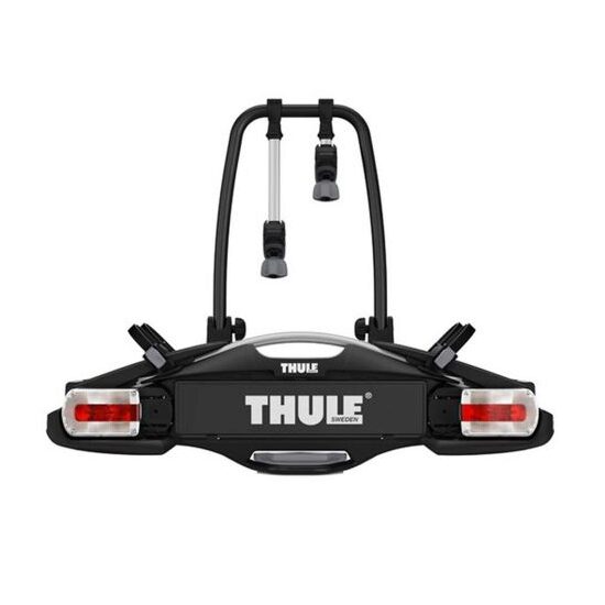 Suport biciclete Thule VeloCompact 925 cu prindere pe carligul de remorcare, pentru 2 biciclete