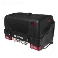 Cutie portbagaj pe carligul de remorcare Towbox V1 Negru