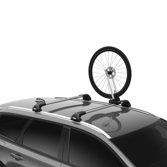 Suport pentru prinderea rotii pe barele transversale Thule Front Wheel Holder