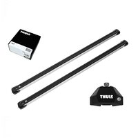 Bare transversale Thule Evo Fixpoint Slidebar pentru VW California, 4 usi Bus, cu profil T, (T5) model 2003-2009, 2010-2015 (T6) 2015-2021, Sistem cu prindere in puncte fixe