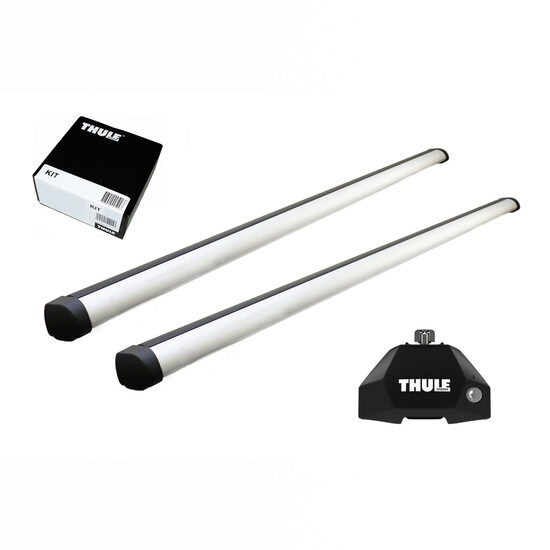 Bare transversale Thule Evo Fixpoint Profesional pentru OPEL Vivaro 4 usi Van, model 2015-2019, Sistem cu prindere in puncte fixe