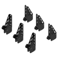 Set de 6 opritori laterale de 10cm pentru grilajele CRUZ Evo Rack