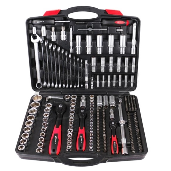 Z-TOOLS 1/4˝ + 3/8˝ + 1/2˝ Set capete  chei  tubulare si accesorii 216pcs