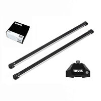 Bare transversale Thule Evo Fixpoint Slidebar pentru FORD Transit Connect 4 usi Van, model 2014 - 2022, Sistem cu prindere pe puncte fixe
