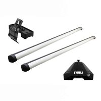 Bare transversale Thule Evo Clamp Profesional pentru PEUGEOT 5008 5 usi SUV, model 2017 - prezent, Sistem cu prindere pe plafon normal