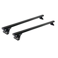 Sistem de 2 bare transversale aluminiu CRUZ 925-090 Alu Cargo Dark AF pentru Citroen Berlingo M (III) (2018-->) cu puncte fixe