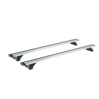 Sistem de 2 bare transversale aluminiu CRUZ 925-705 Airo FIX 128 pentru Ford Connect II Tourneo/Transit L1 (integrated railing) (2013-->2022) cu bare longitudinale integrate