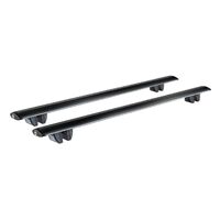Sistem de 2 bare transversale aluminiu CRUZ 925-795 Airo Dark R128 pentru Ford Courier II Tourneo/Transit 5p (railing) (2014-->2023) cu bare longitudinale