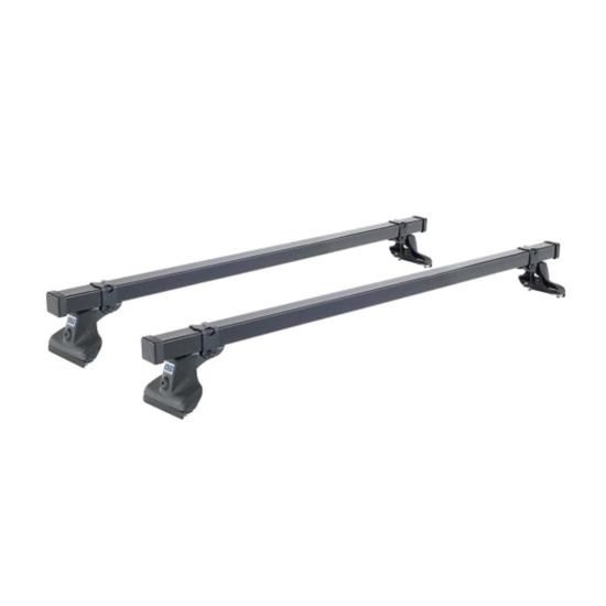 Sistem de 2 bare transversale otel CRUZ 923-012 Cargo Xpro SF160 pentru Mercedes MB-100 L2H1 (1989-->1996) cu jgheaburi de ploaie