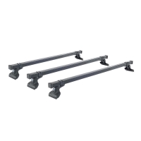 Sistem de 3 bare transversale otel CRUZ 923-030 Cargo Xpro SF3-125 pentru Seat Terra (1987-->1997) cu jgheaburi de ploaie sau puncte fixe