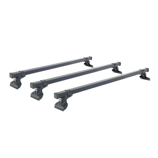 Sistem de 3 bare transversale otel CRUZ 923-030 Cargo Xpro SF3-125 pentru Peugeot Bipper (III) (2008-->) cu puncte fixe