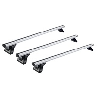 Sistem de 3 bare transversale aluminiu CRUZ 924-098 Alu Cargo AF pentru Peugeot Boxer L1H1 (I) (1994-->2006) cu puncte fixe