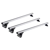 Sistem de 3 bare transversale aluminiu CRUZ 924-097 Alu Cargo AF pentru Renault Trafic L2H1 (III/X82) (2014-->) cu puncte fixe