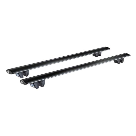 Sistem de 2 bare transversale aluminiu CRUZ 925-797 Airo Dark R138 pentru Toyota Proace City Verso L1 (I) (2019-->) cu bare longitudinale