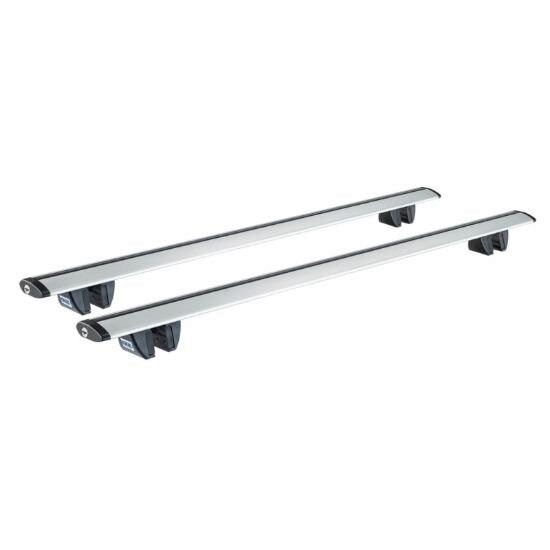 Bare transversale din aluminiu CRUZ Airo R128, 924-795, pentru Audi A6 Avant (C4/C5) (1994 -> 1997) (1997 -> 2005), Sistem cu prindere pe bare longitudinale