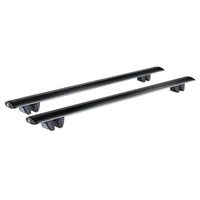 Bare transversale din aluminiu CRUZ Airo Dark R133, 925-796, pentru Lancia Grand Voyager 5d MPV (V - railing) (2008 -> 2015), Sistem cu prindere pe bare longitudinale