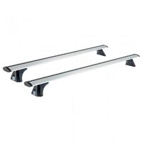 Bare transversale din aluminiu CRUZ Airo X118, 924-783, pentru Nissan X-Trail 5d (II/T31 - integrated railing without lights) (2007 -> 2014), Sistem cu prindere pe bare longitudinale integrate
