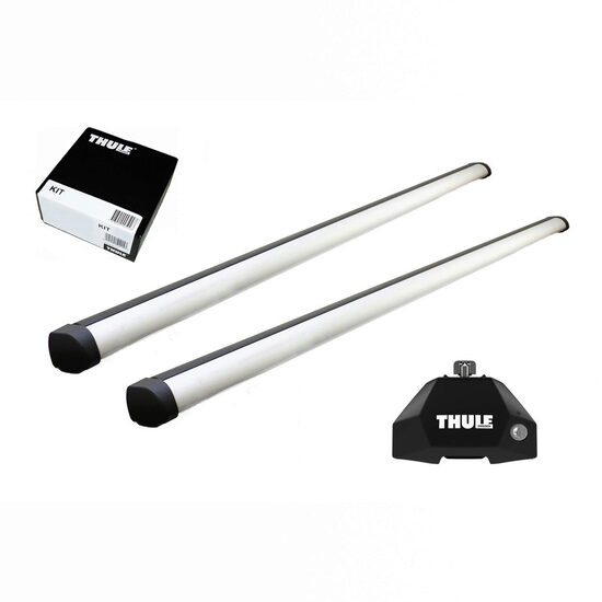 Bare transversale Thule Evo Fixpoint Profesional pentru PEUGEOT 307 5 usi Hatchback, model 2001 - 2004, 2005 - 2008, Sistem cu prindere in puncte fixe