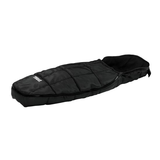 Thule Footmuff Sport - Sac de dormit pentru copil, culoare Black