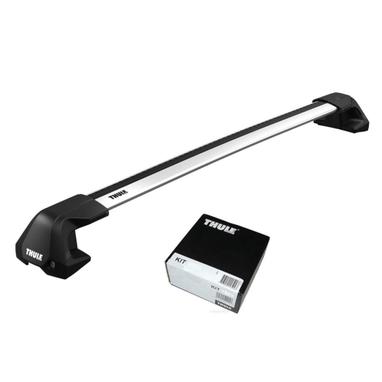 Bare transversale Thule Edge Clamp Wingbar Edge pentru AUDI Q4 Sportback e-tron 5 usi SUV, model 2022 - prezent , Sistem cu prindere pe plafon normal