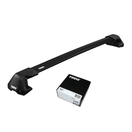 Bare transversale Thule Edge Clamp Wingbar Edge Black pentru AUDI Q4 Sportback e-tron 5 usi SUV, model 2022 - prezent , Sistem cu prindere pe plafon normal