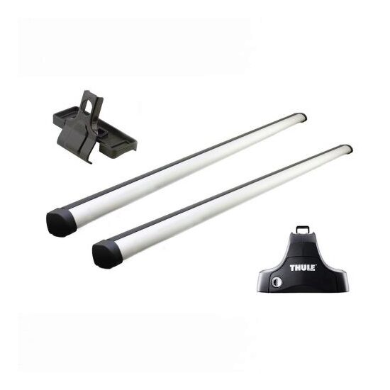 Bare transversale Thule Rapid System Profesional pentru VW Golf V, 5 usi Hatchback, model 2004-2007, Sistem cu prindere pe plafon normal