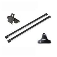 Bare transversale Thule Rapid System Slidebar pentru VW Transporter (T4), 4 usi Van, model 1991-2003, Sistem cu prindere pe plafon normal