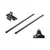 Bare transversale Thule Rapid System Squarebar 761 pentru CHEVROLET Aveo, 4 usi Sedan, model 2006-2011, Sistem cu prindere pe plafon normal