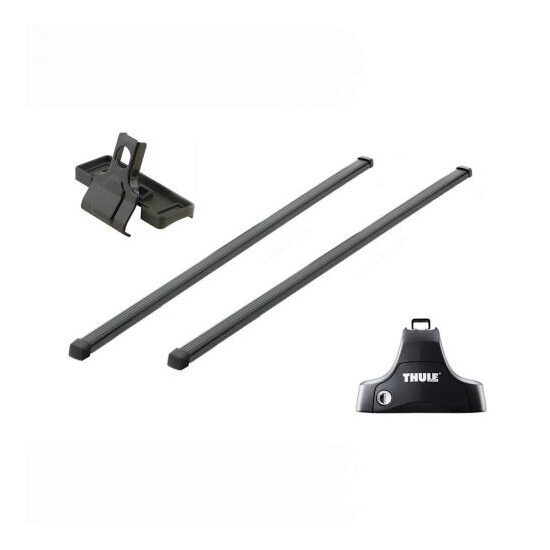 Bare transversale Thule Rapid System Squarebar 761 pentru CHEVROLET Aveo, 4 usi Sedan, model 2006-2011, Sistem cu prindere pe plafon normal