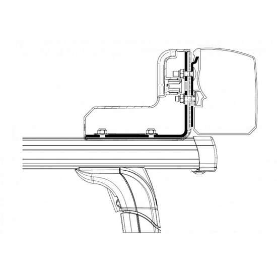 Adaptor Thule Omnistor 3200 pentru bare transversale/301925