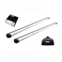 Bare transversale Thule Rapid System Profesional pentru KIA Rondo, 5 usi MPV, model 2007-2012, Sistem cu prindere pe bare longitudinale integrate
