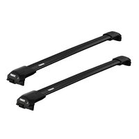 Bare transversale Thule Edge Raised Rail Wingbar Edge Black pentru SKODA Roomster 5 usi MPV, model 2006 - 2015, Sistem cu prindere pe bare longitudinale